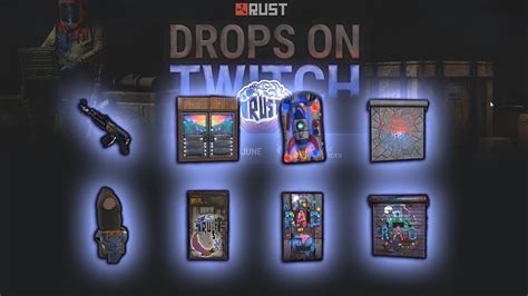 This special crate acquired from a twitch drop during Trust in Rust 3 will yield a random skin. . Trust in rust twitch drops